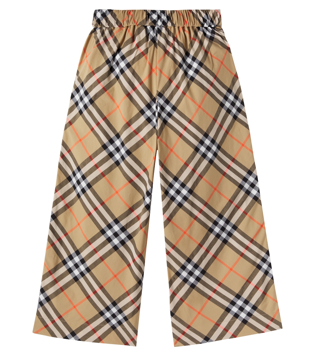 Pantalon ample Burberry Check en coton | Burberry Kids