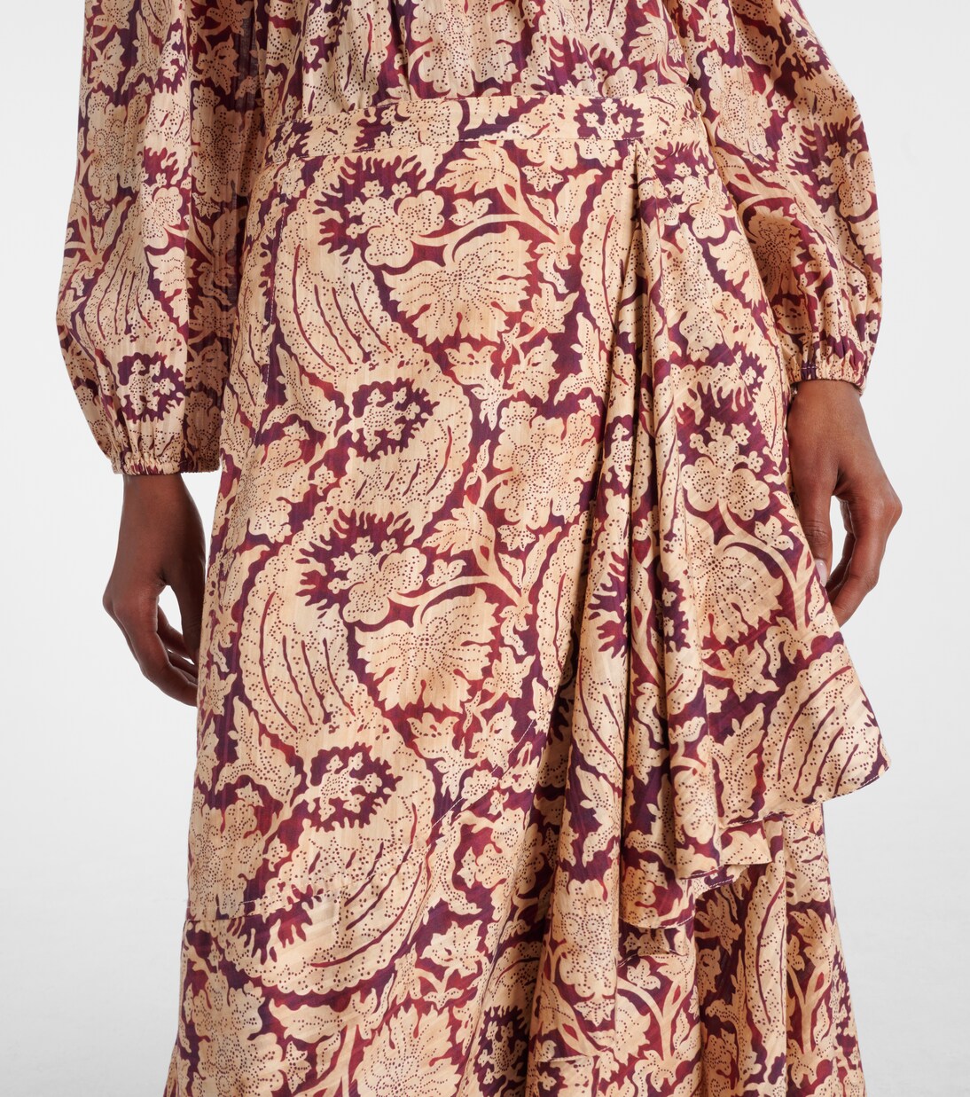 Sabina printed cotton-blend maxi skirt | Ulla Johnson