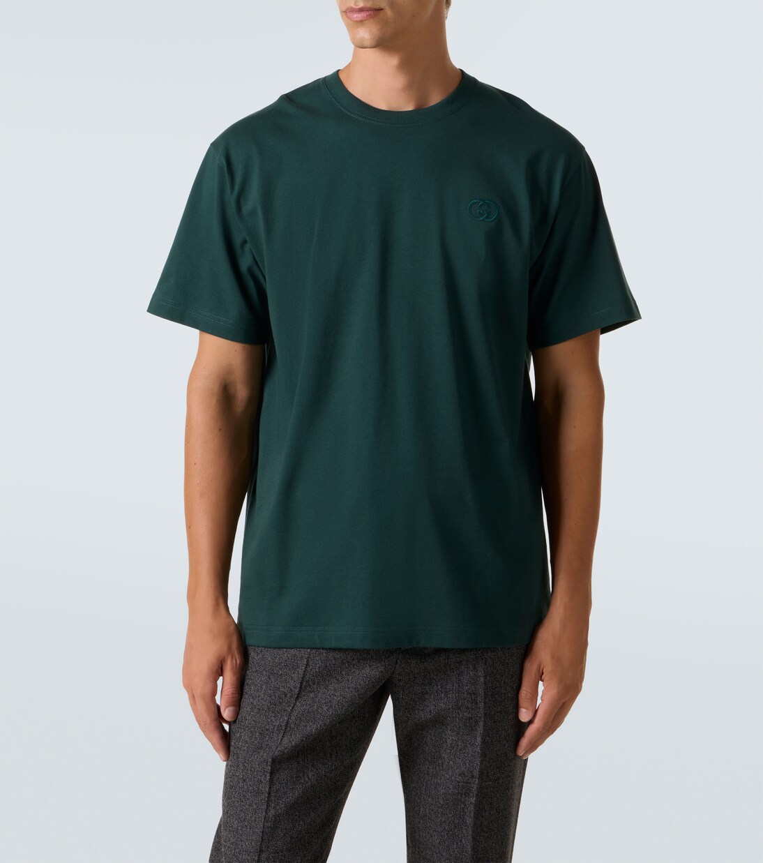 Double G cotton jersey T-shirt | Gucci