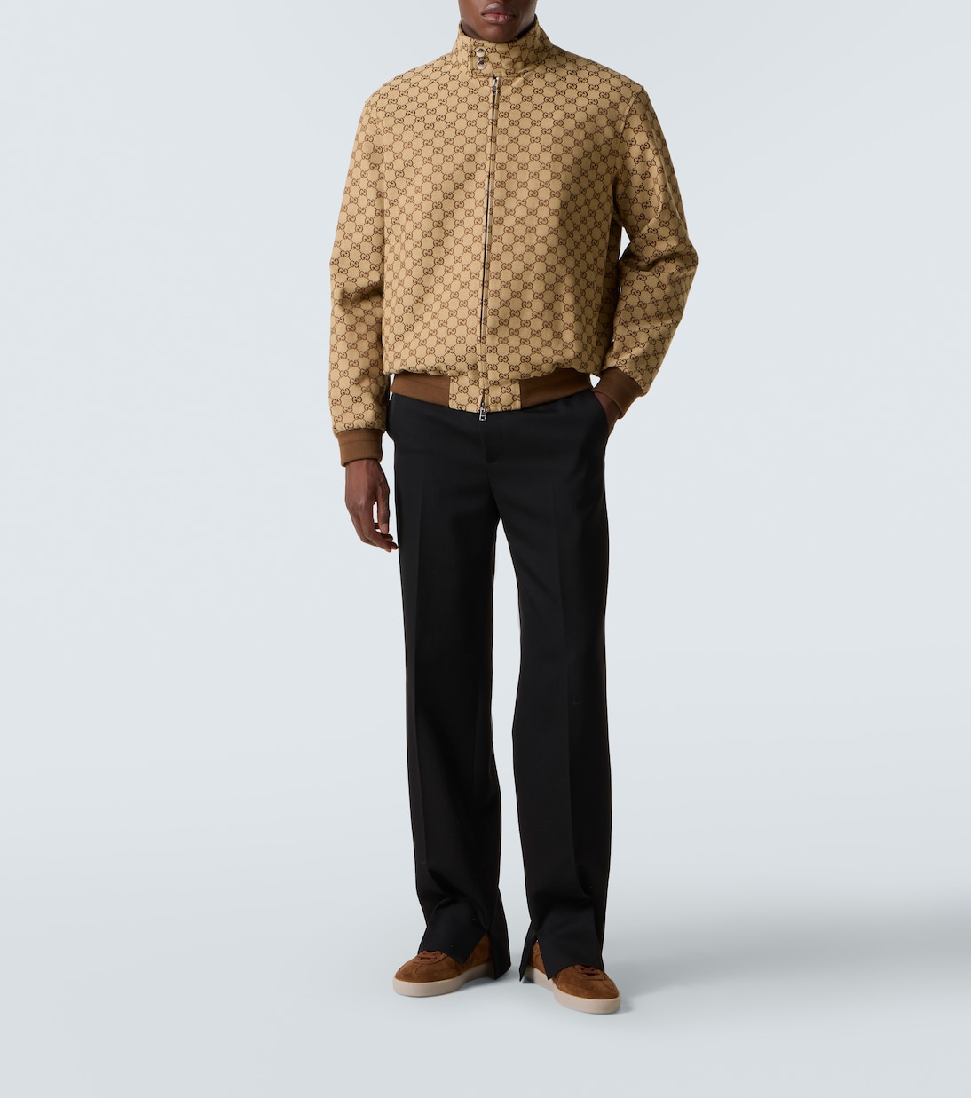 Baskets G75 en daim | Gucci