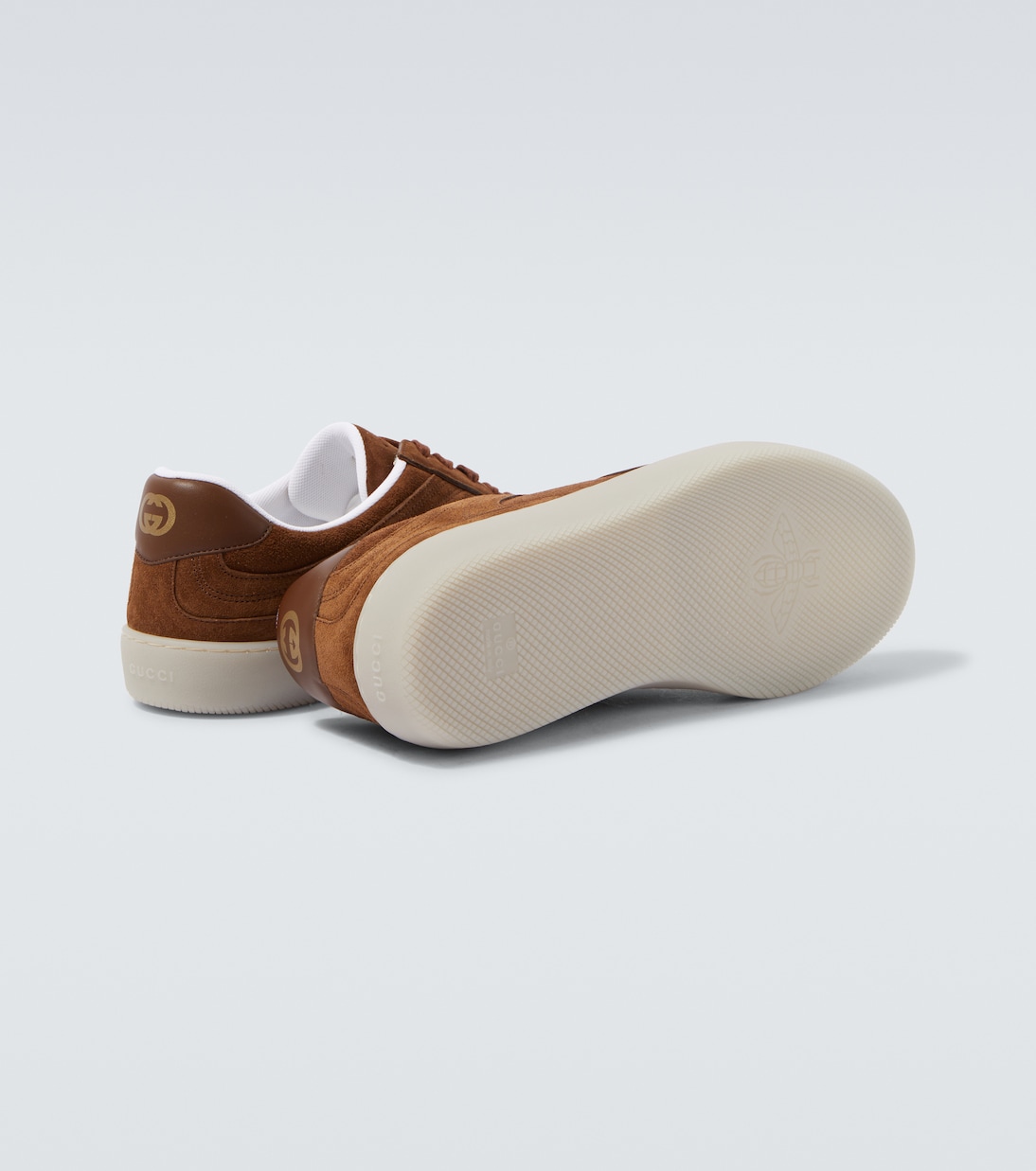 Baskets G75 en daim | Gucci