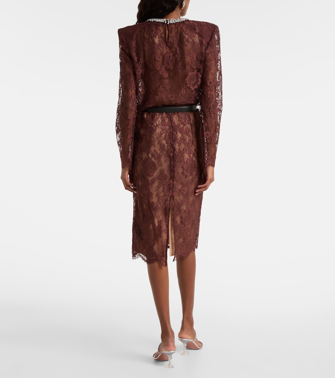 Midirock aus Spitze | Self-Portrait