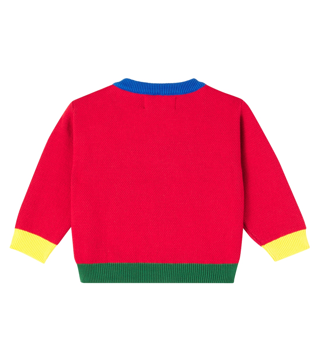 Baby Doggy Mate intarsia cotton sweater | Bobo Choses