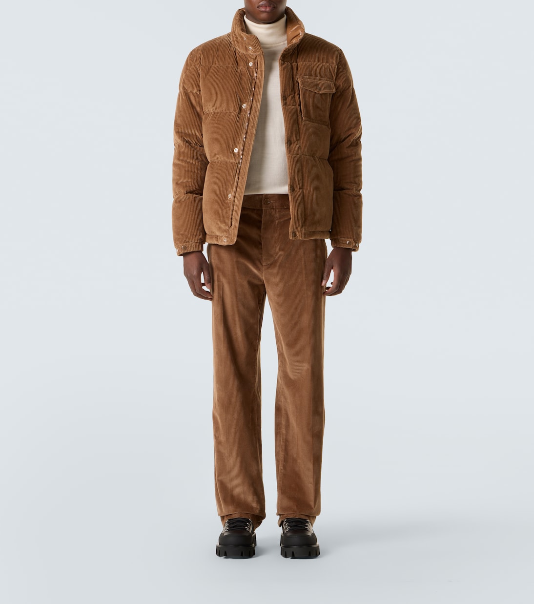 Pantalon droit Edit en velours côtelé | Moncler