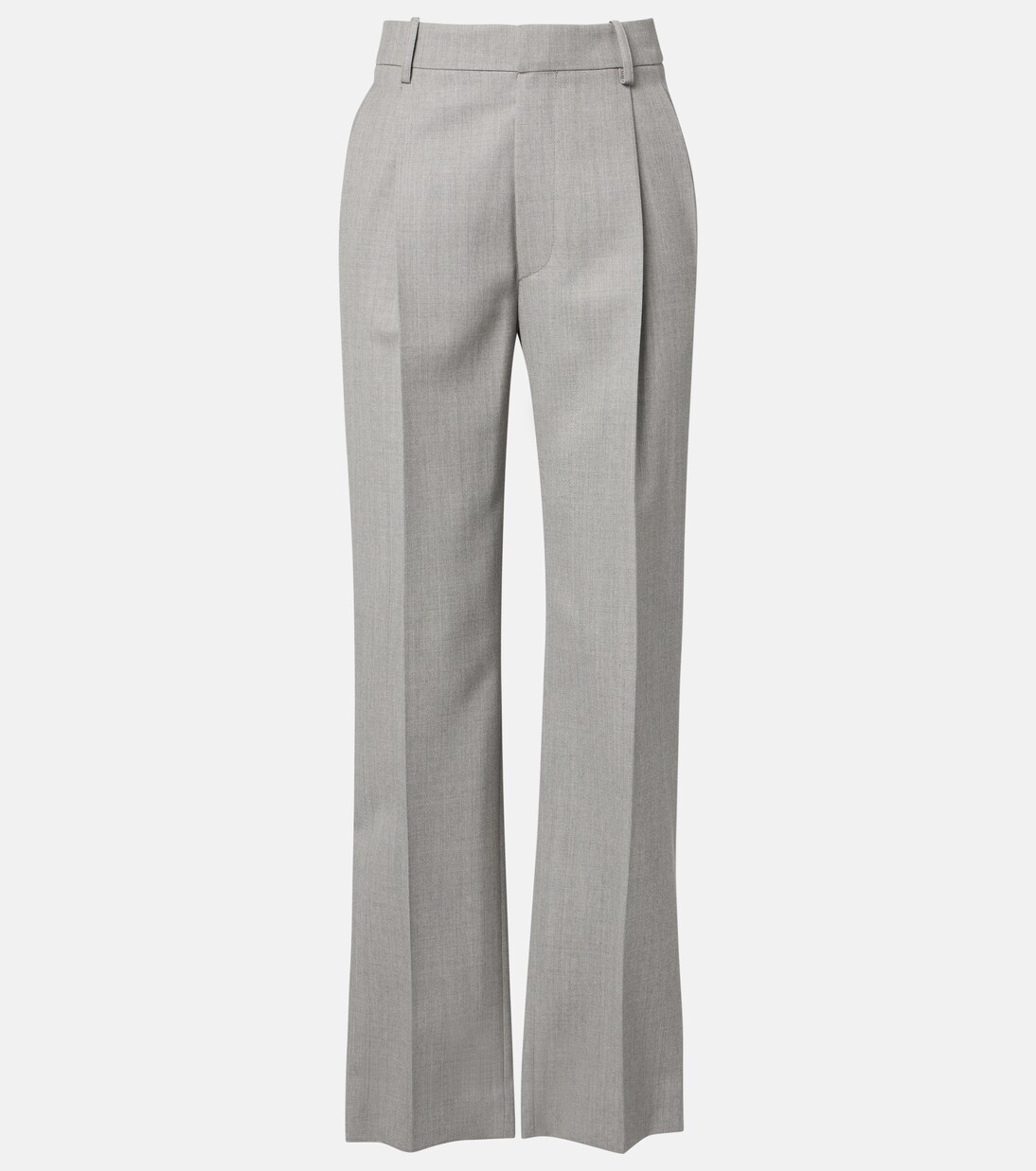 Gerade High-Rise-Hose aus Schurwolle | Victoria Beckham