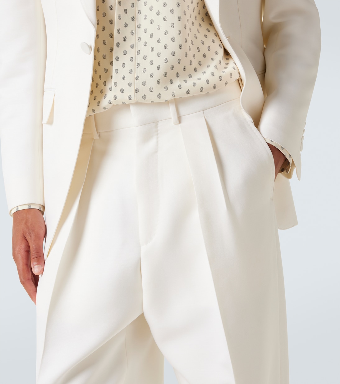 Wool and silk suit pants | Tom Ford