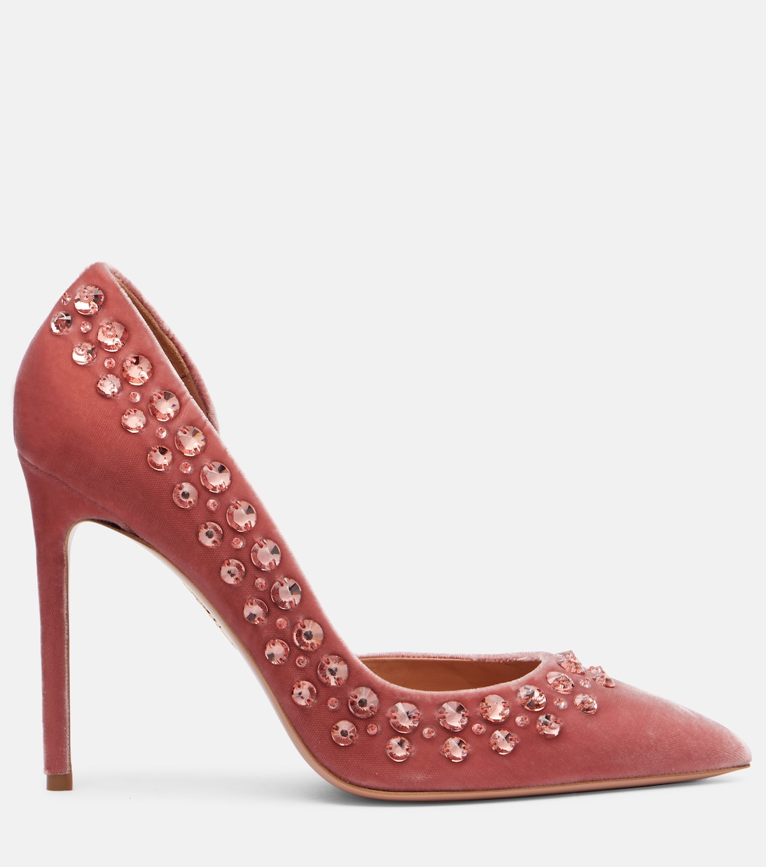 Cosmic Love 105 embellished velvet pumps | Aquazzura