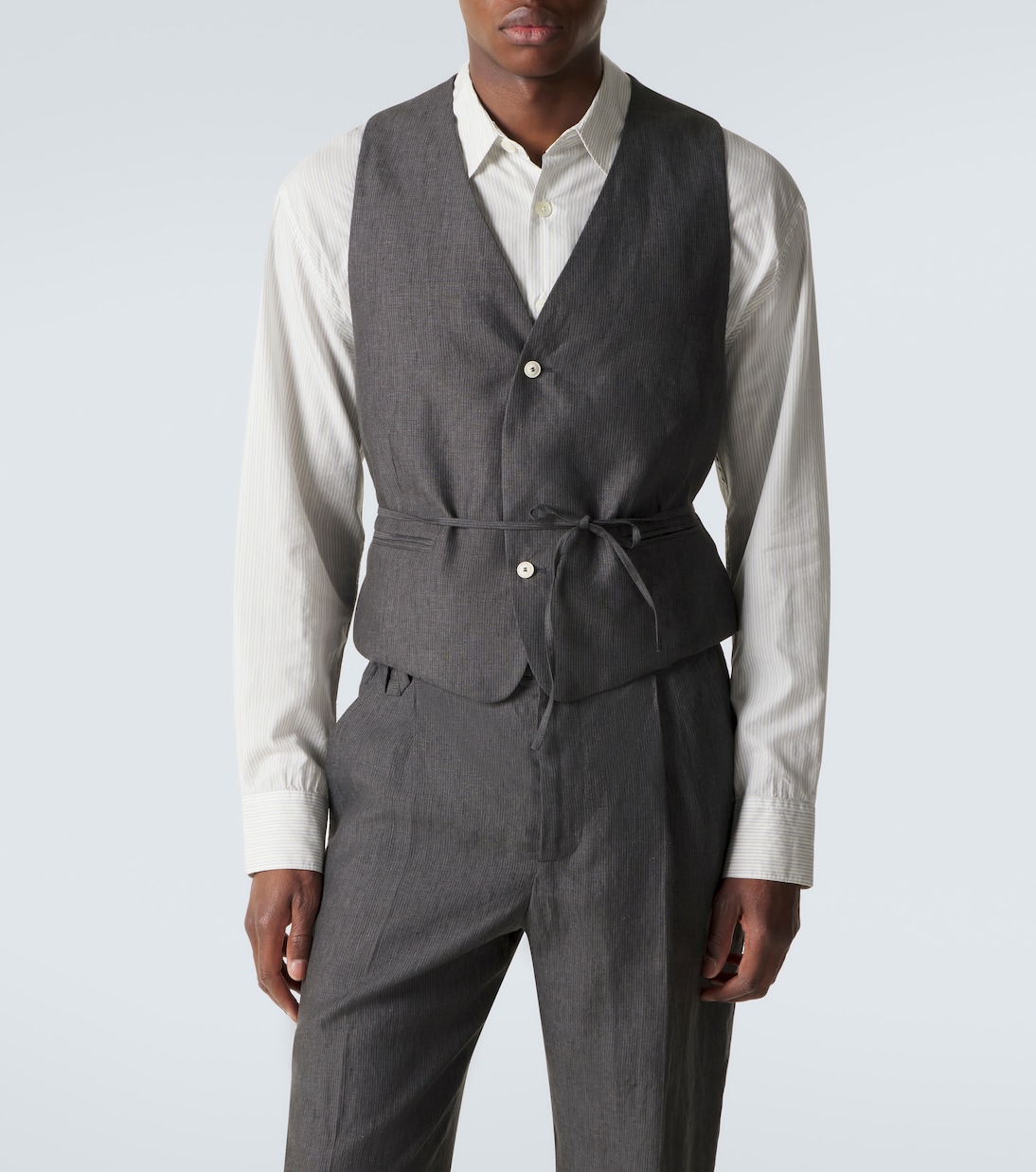Paysan striped linen vest | Jacquemus