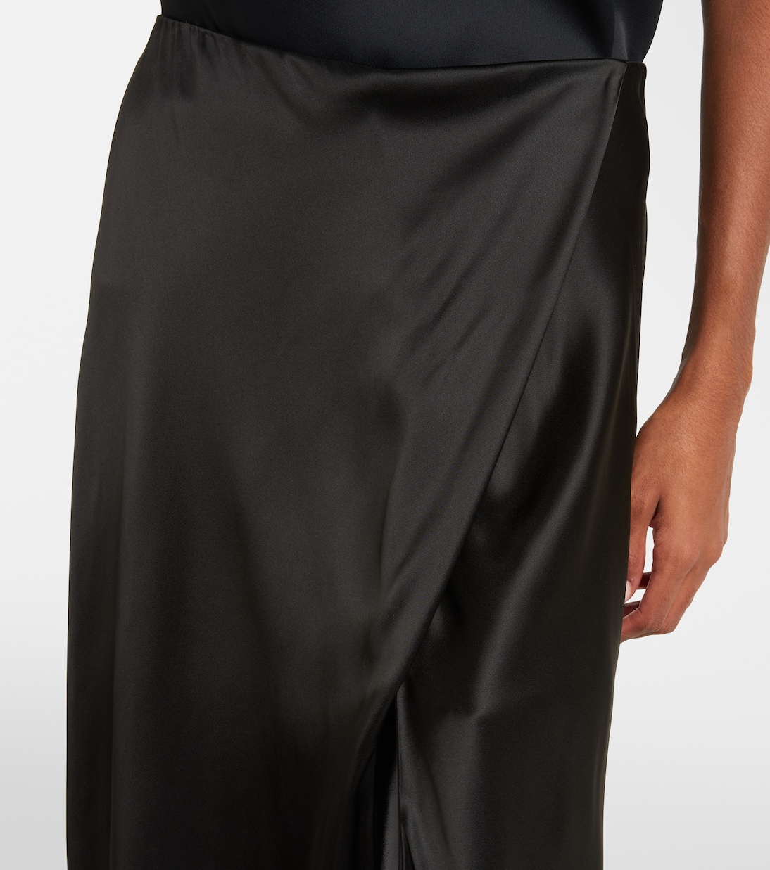 Midirock Demi aus Satin | Khaite