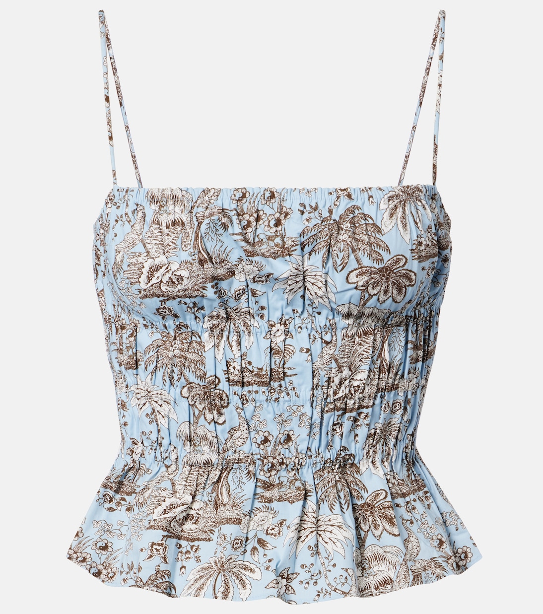 Bedrucktes Top aus Baumwolle | Staud