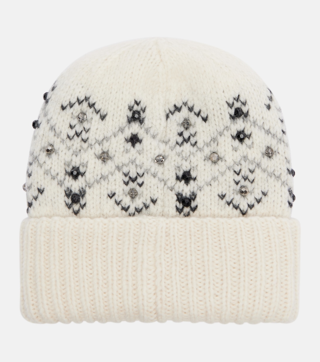 Embellished alpaca and wool-blend beanie | Moncler