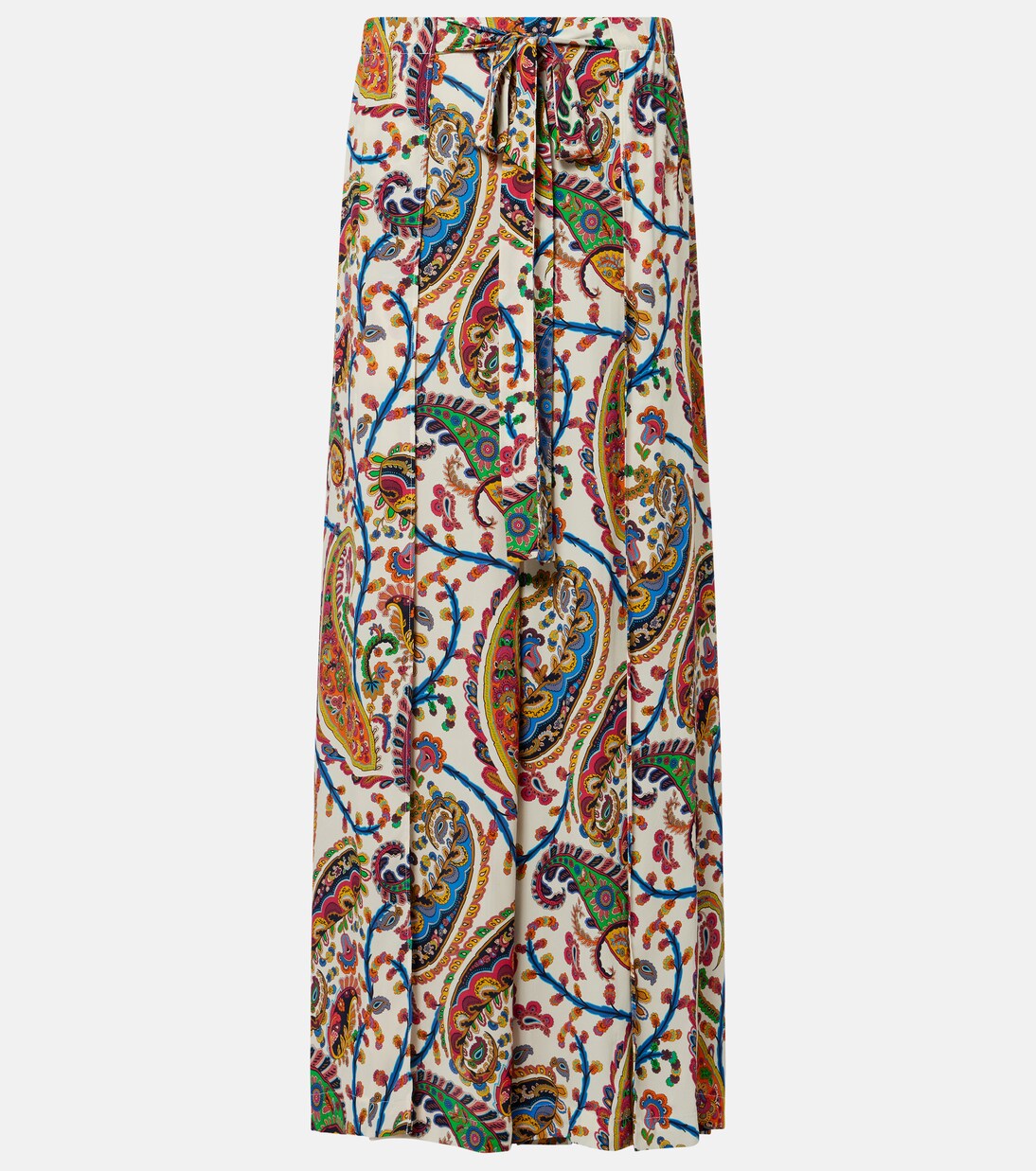 Paisley pleated maxi skirt | Etro