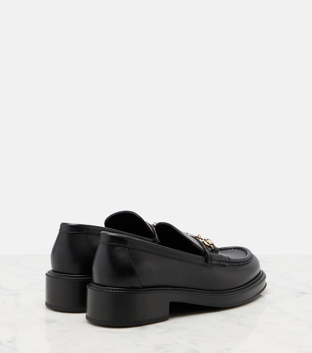 Horsebit leather loafers | Gucci