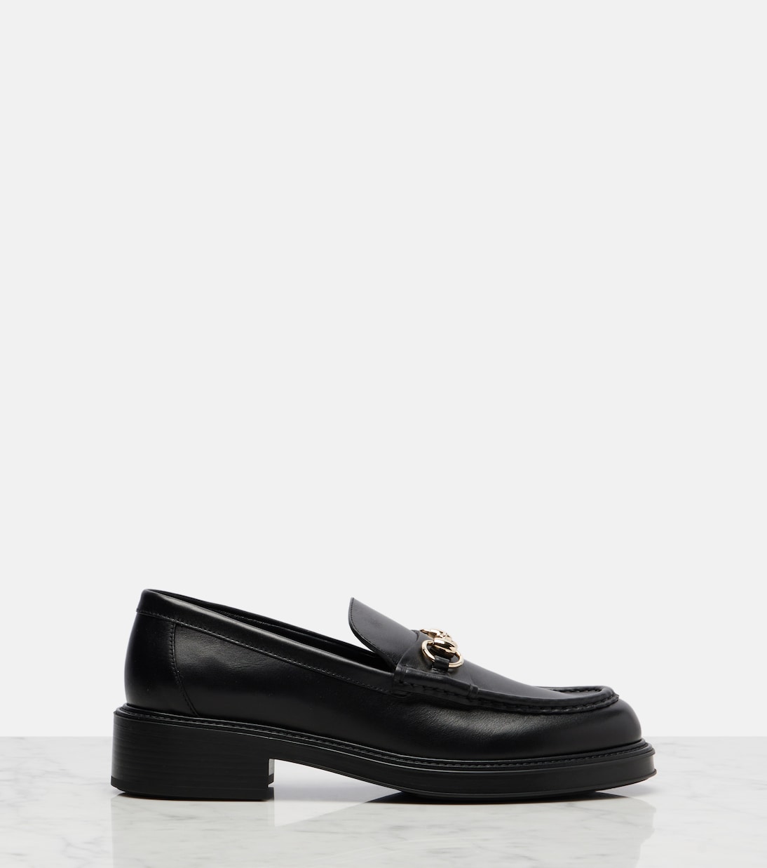 Horsebit leather loafers | Gucci