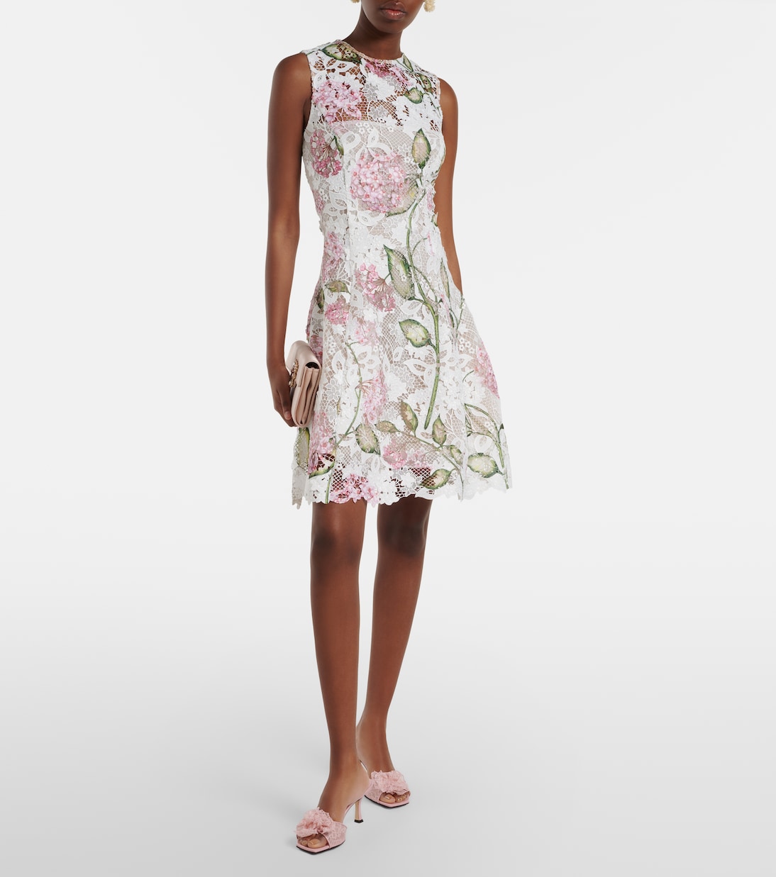 Pantoletten Skye Corsage aus Spitze | Jimmy Choo