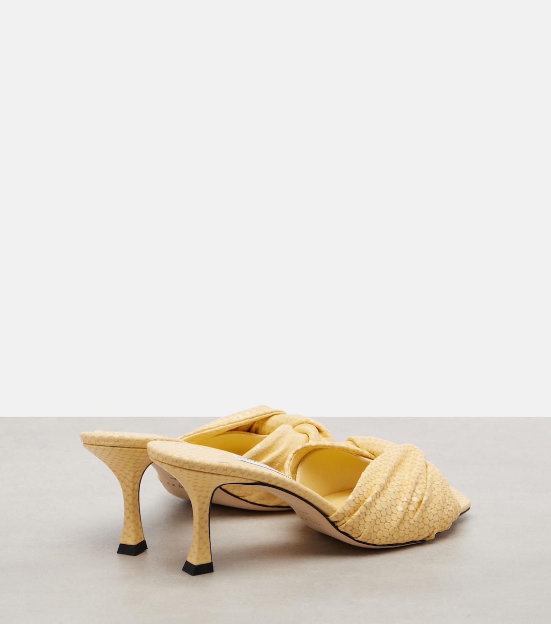 Skye Twist leather mules | Jimmy Choo