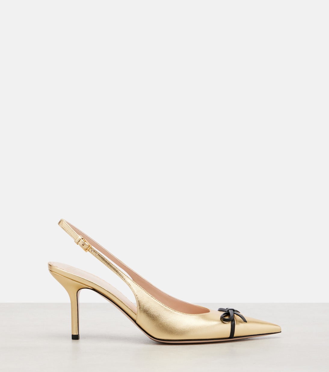 Bepointy 80 leather slingback pumps | Valentino Garavani