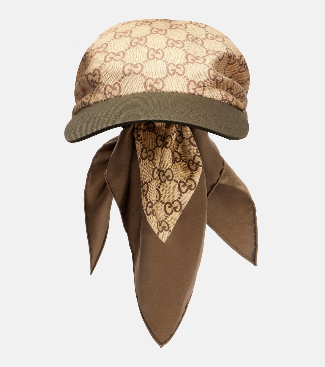 Baseballcap GG aus Seiden-Twill | Gucci