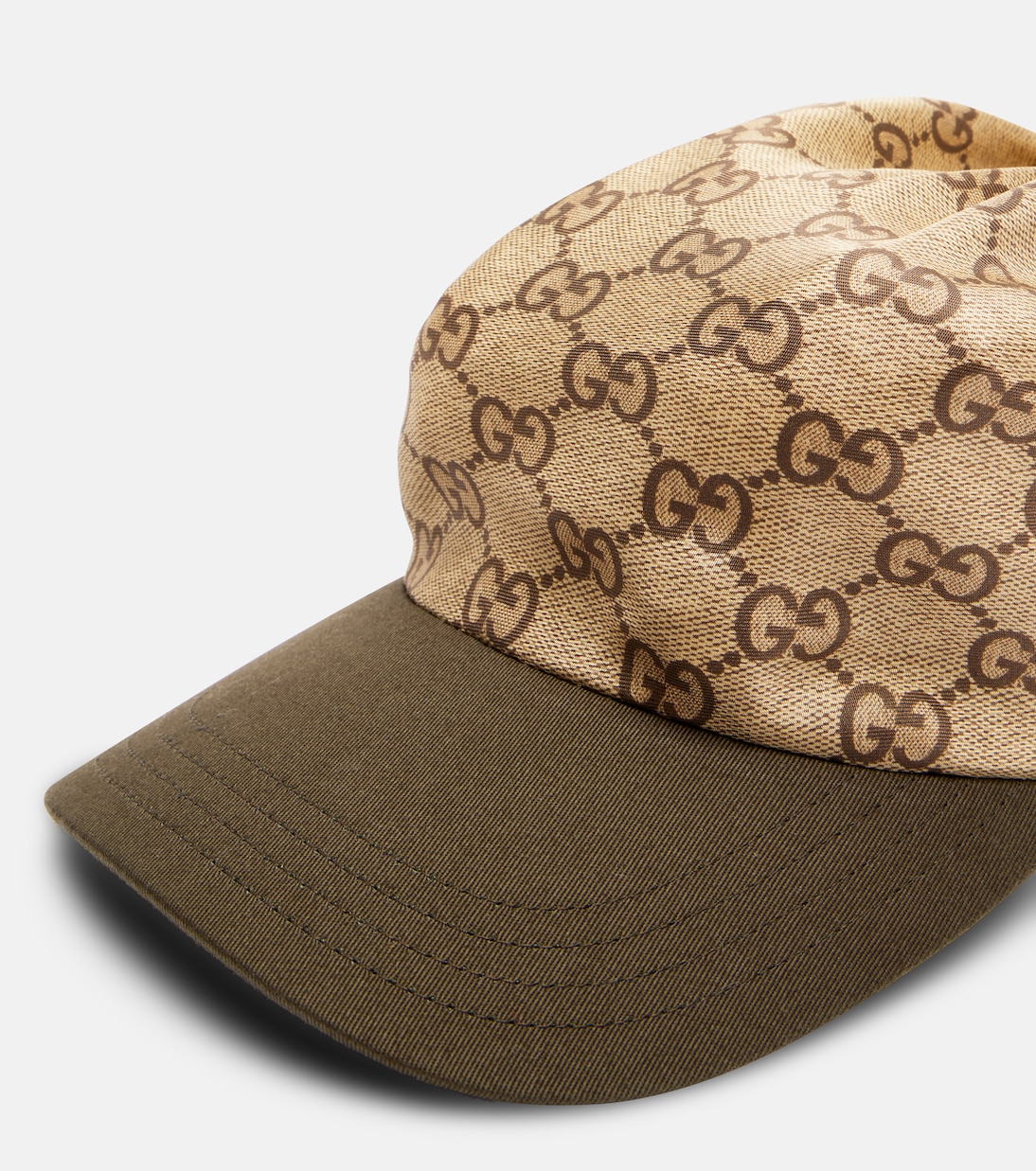 Baseballcap GG aus Seiden-Twill | Gucci