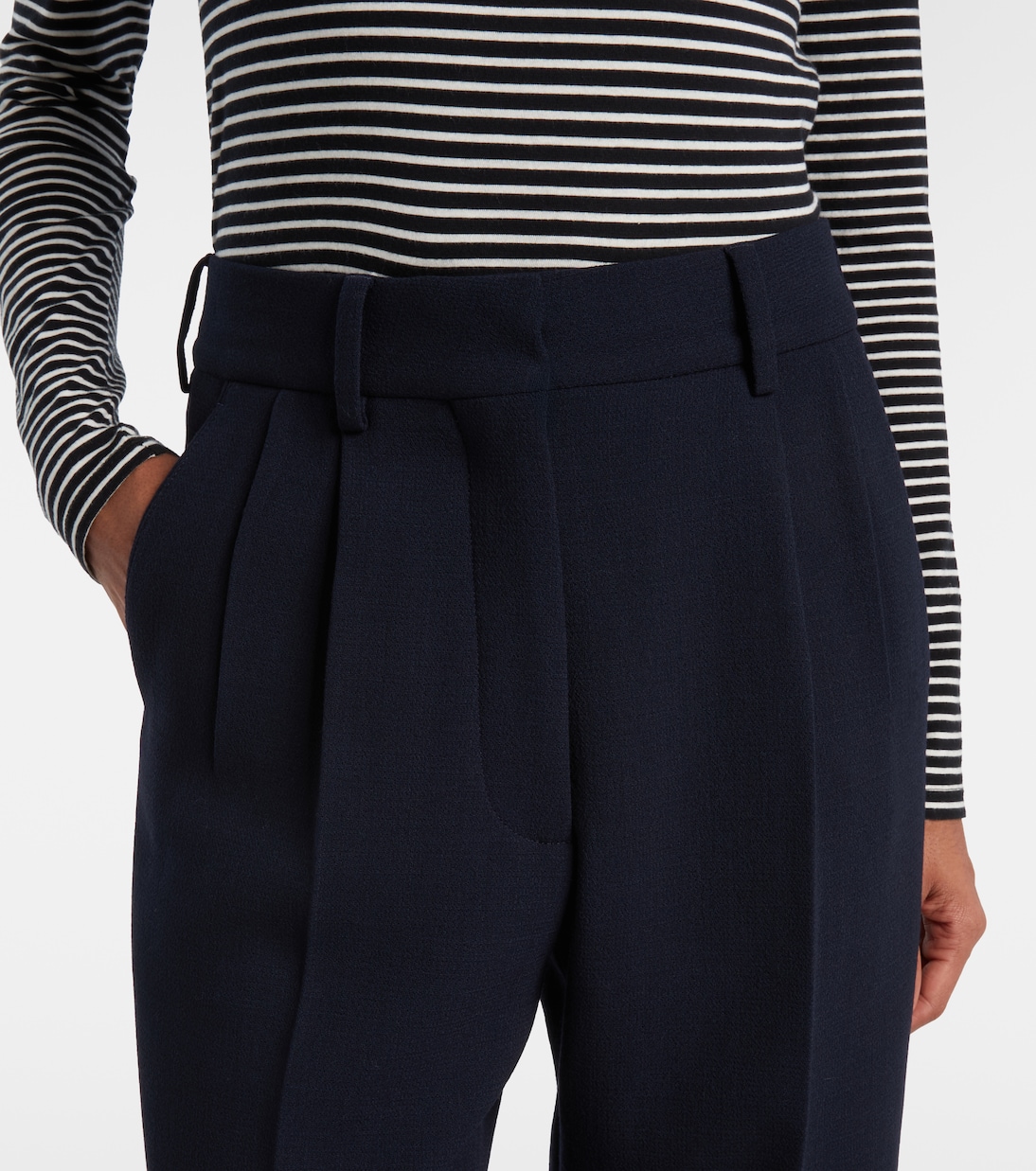 Pantaloni regular Resolute in lana vergine | Blazé Milano