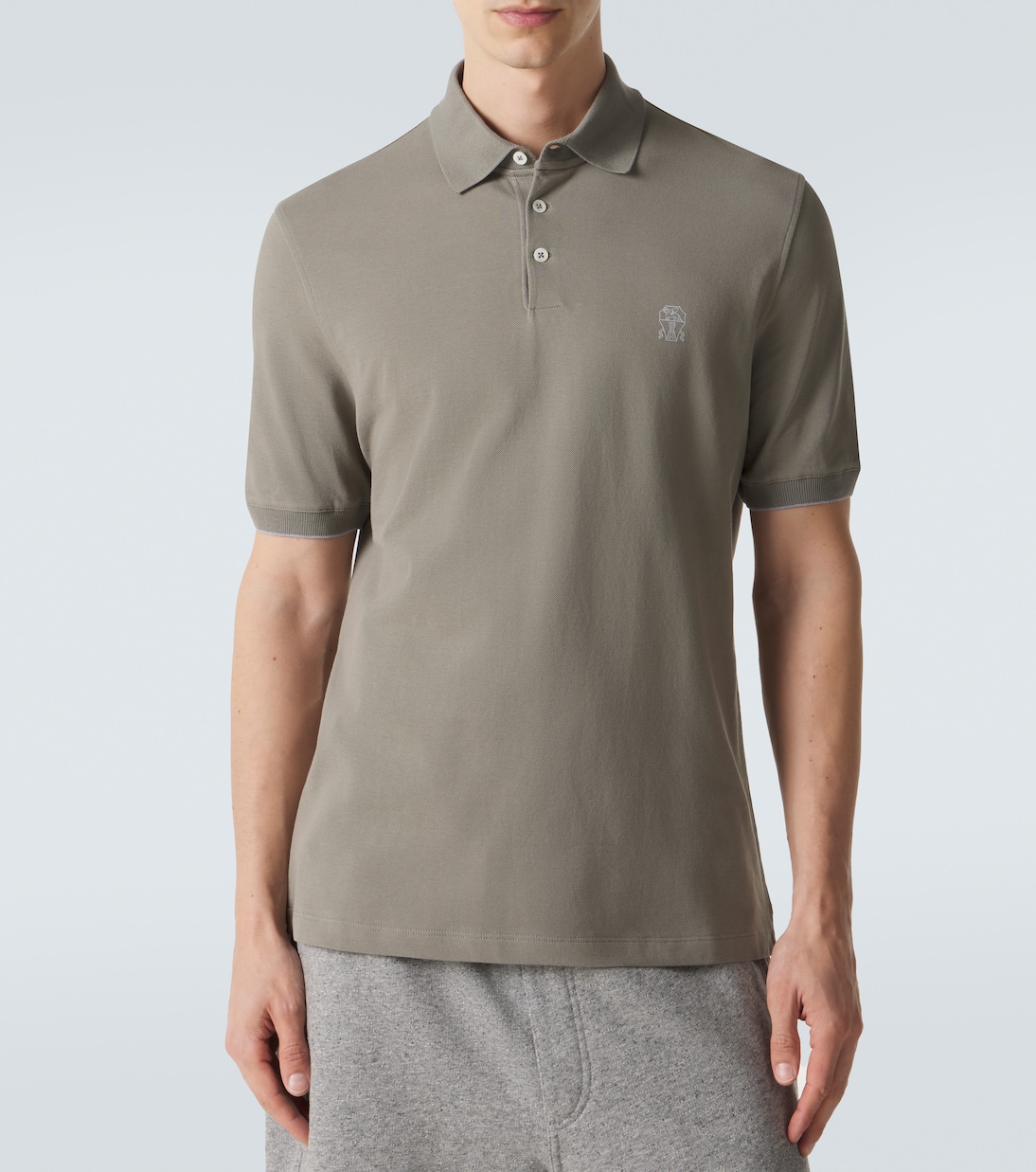 Polo en piqué de coton | Brunello Cucinelli
