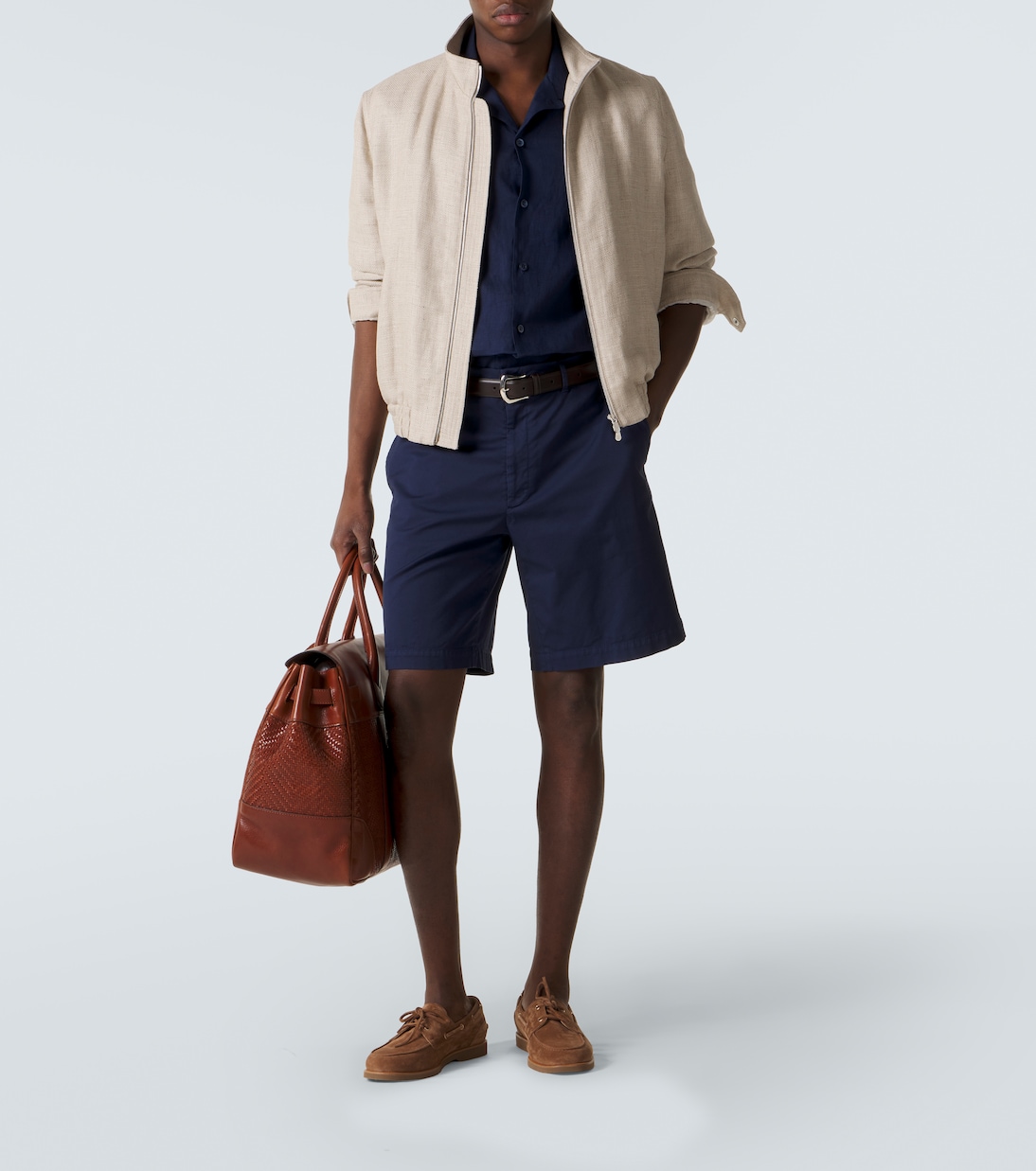Cotton-blend shorts | Brunello Cucinelli