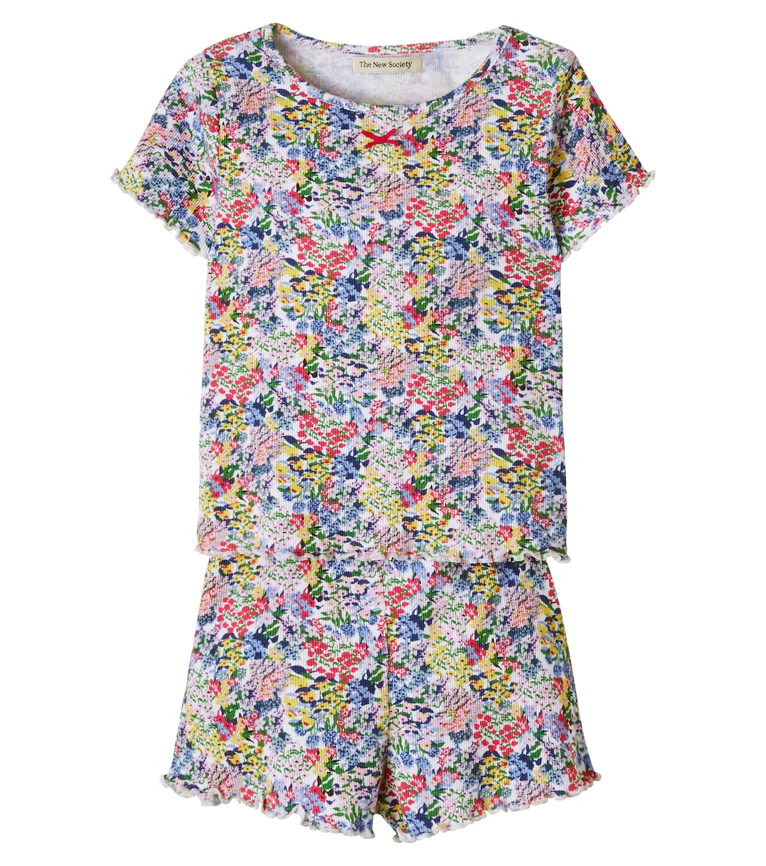 Floral cotton T-shirt and shorts set | The New Society