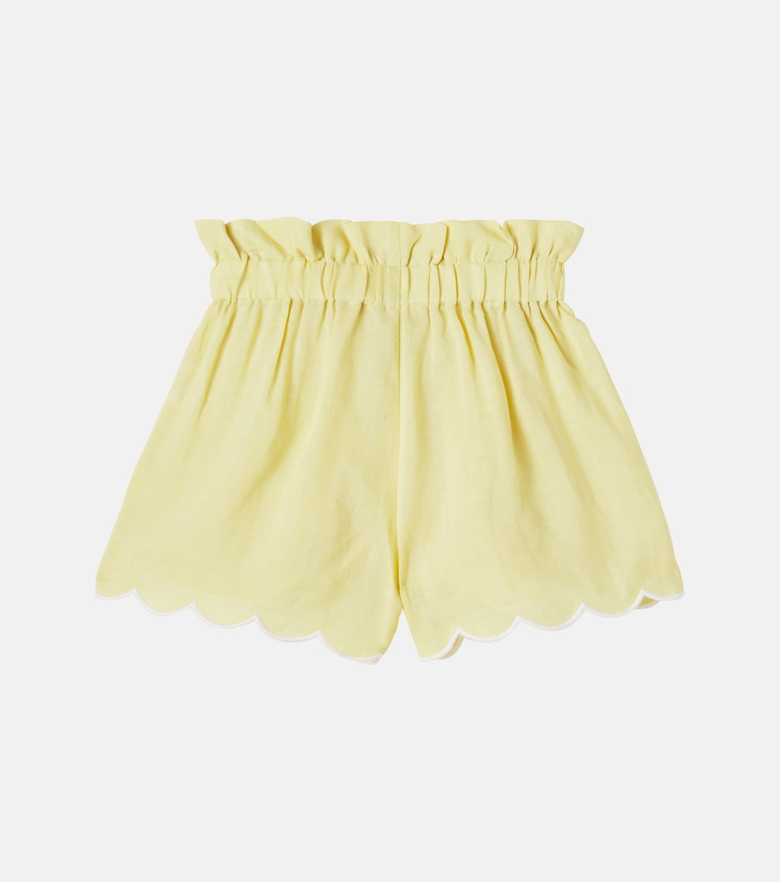 Embroidered ramie shorts | C'era Una Volta