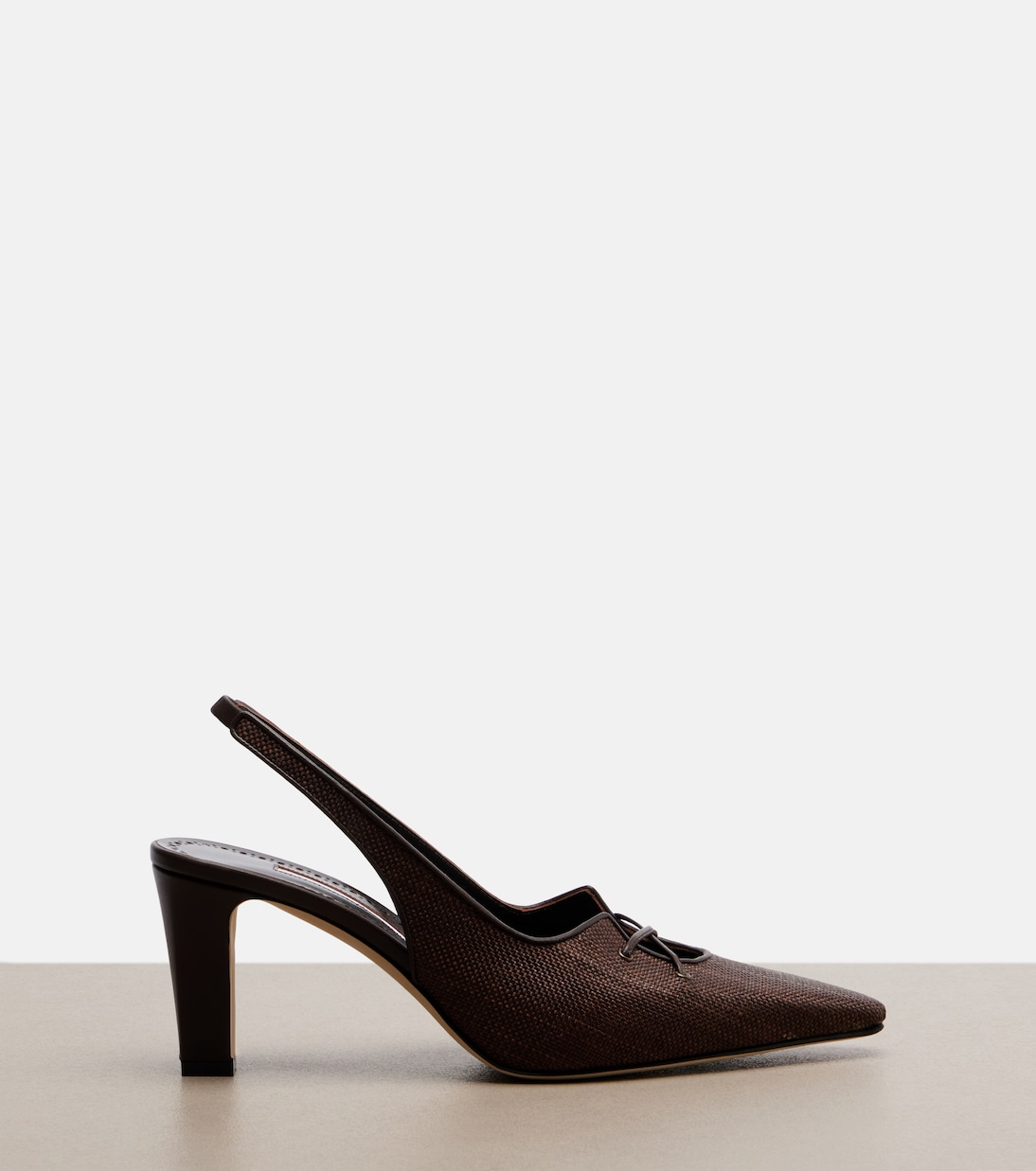 Montbalo raffia slingback pumps | Manolo Blahnik