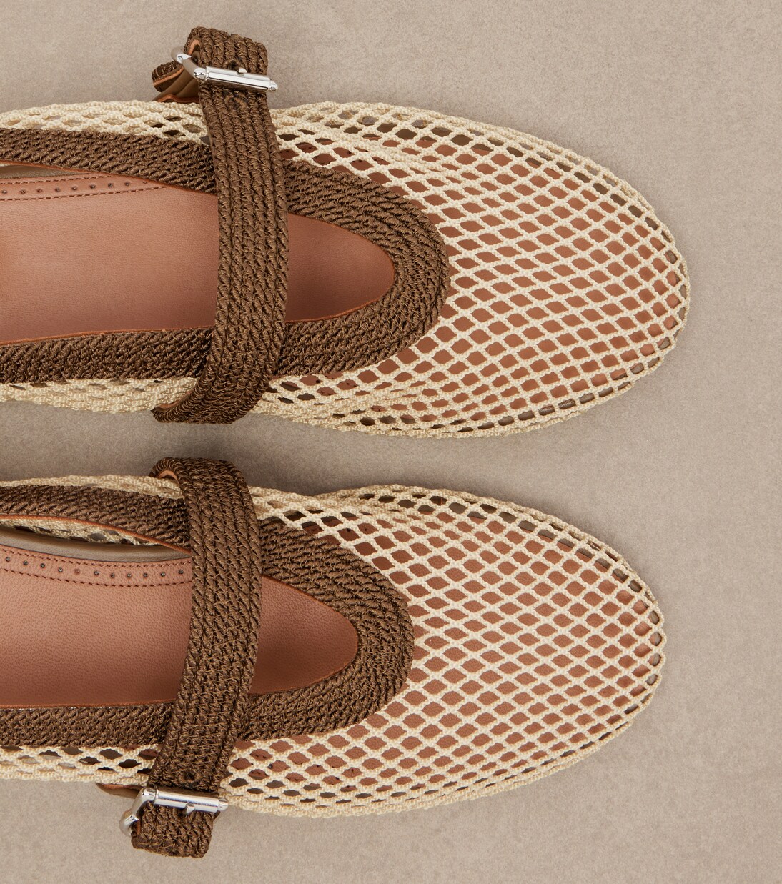 Fishnet Mary Jane flats | Alaïa