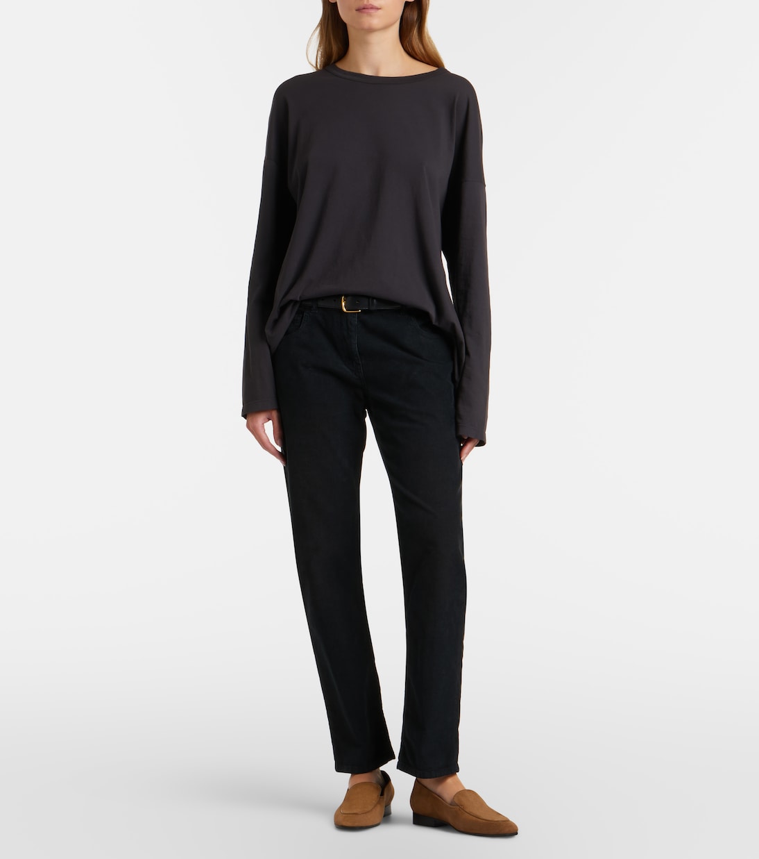 Adam suede loafers | The Row