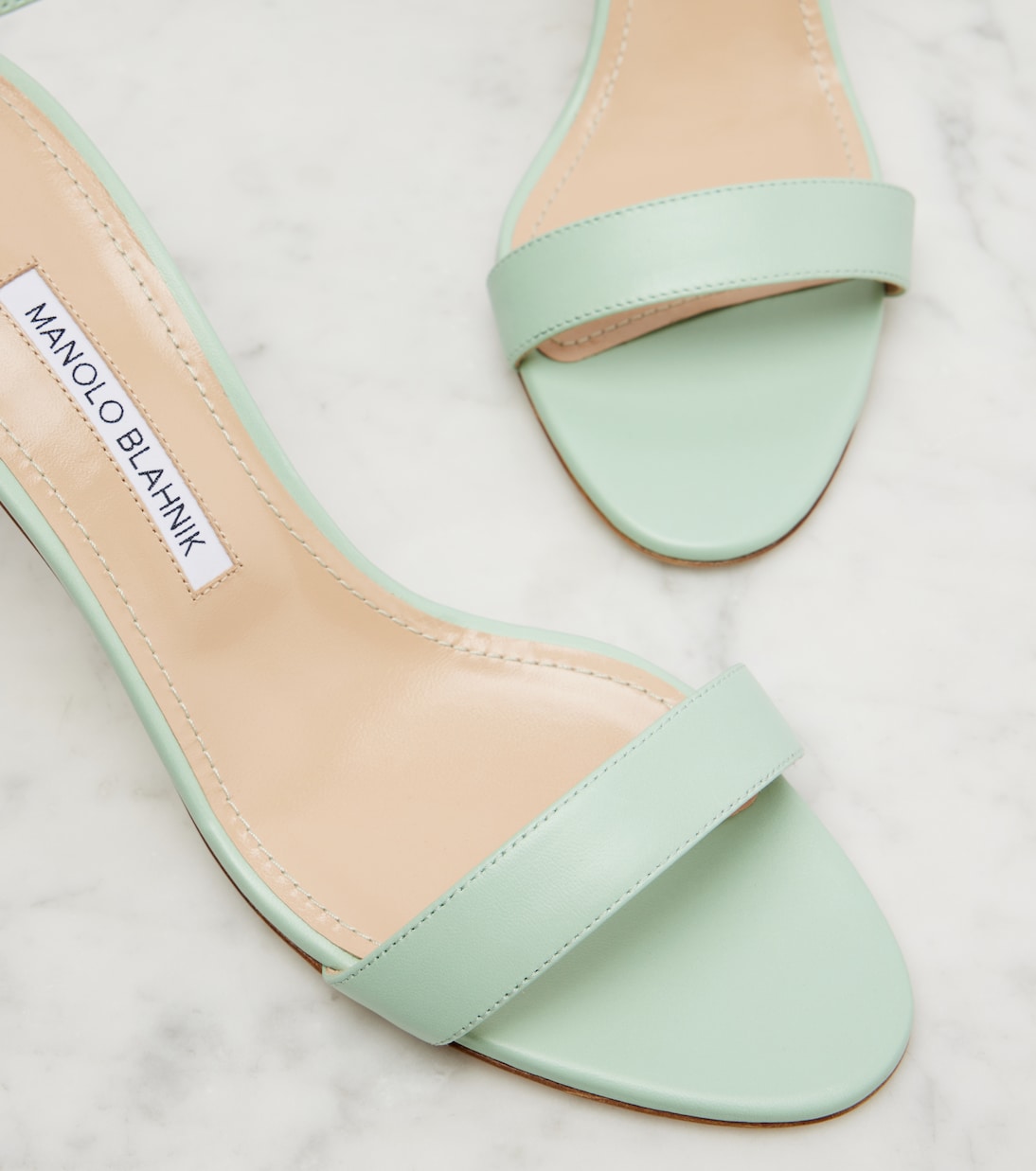 Chaos leather sandals | Manolo Blahnik
