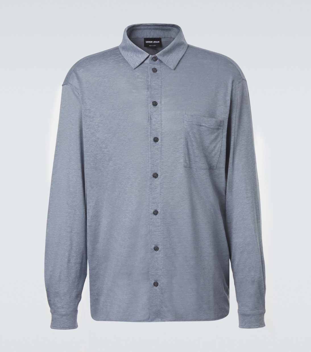 Linen jersey shirt | Giorgio Armani