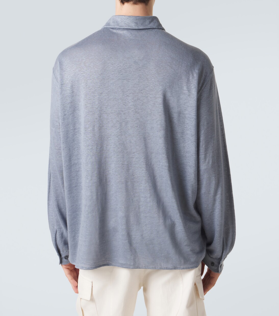 Linen jersey shirt | Giorgio Armani