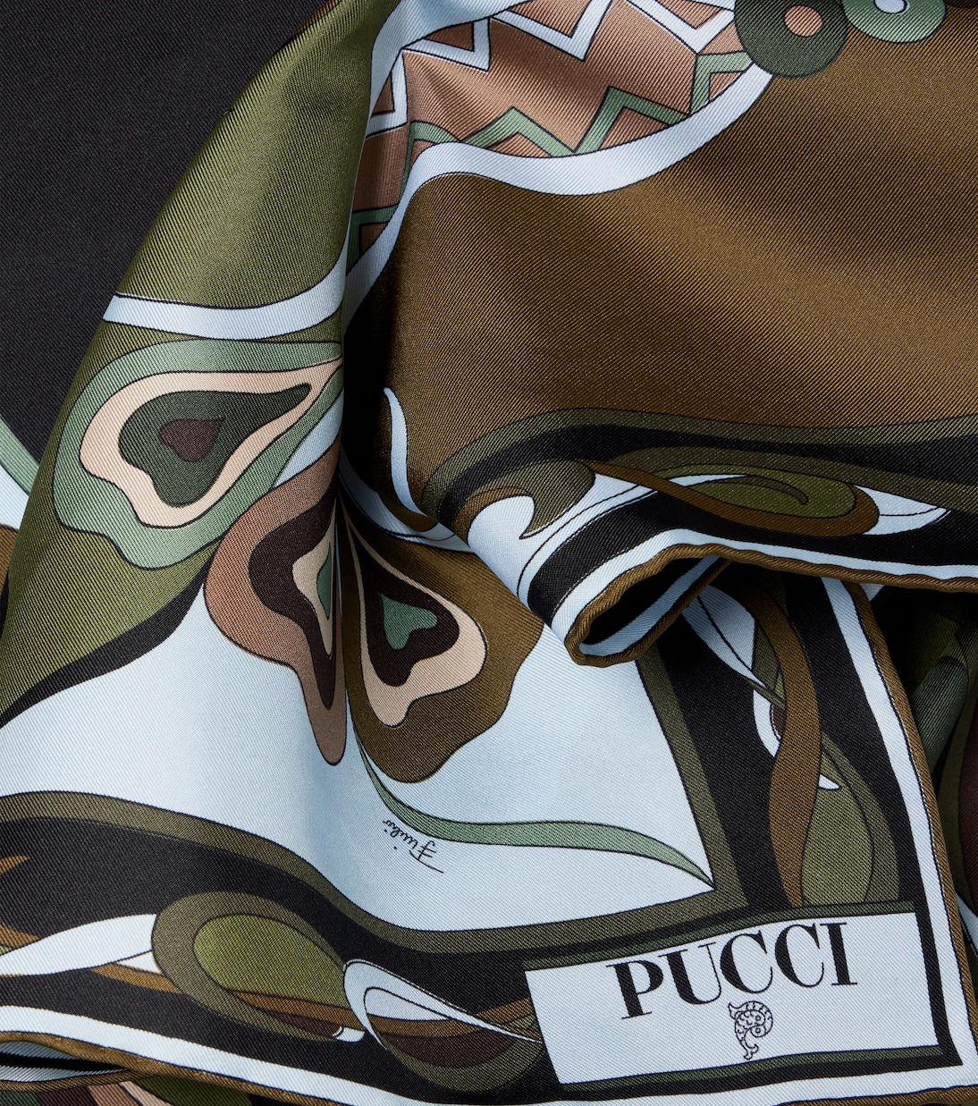 Orchidee silk twill scarf | Pucci
