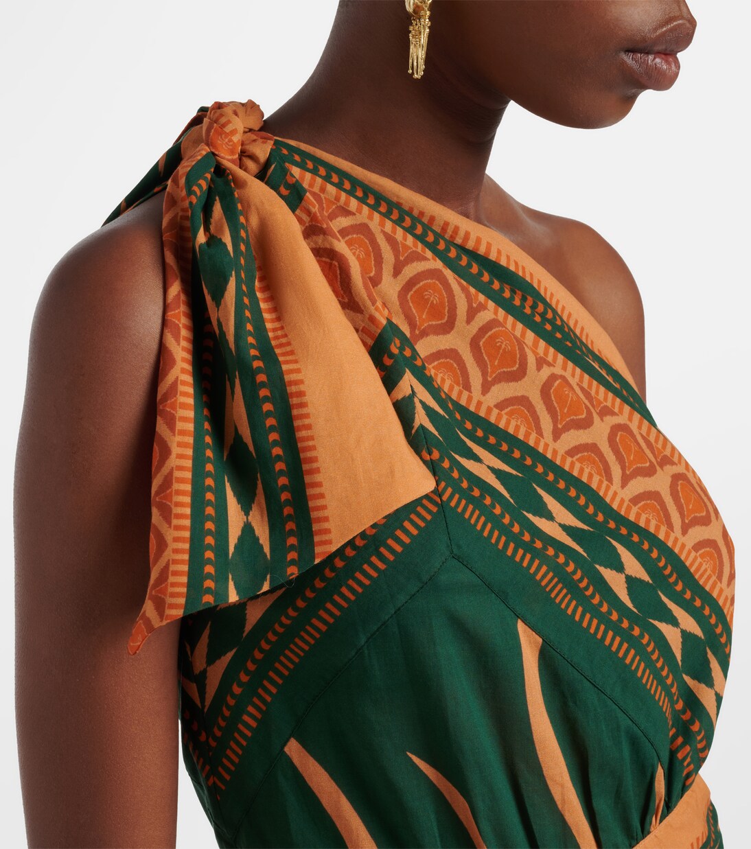 Embracing Courage cotton wrap dress | Johanna Ortiz