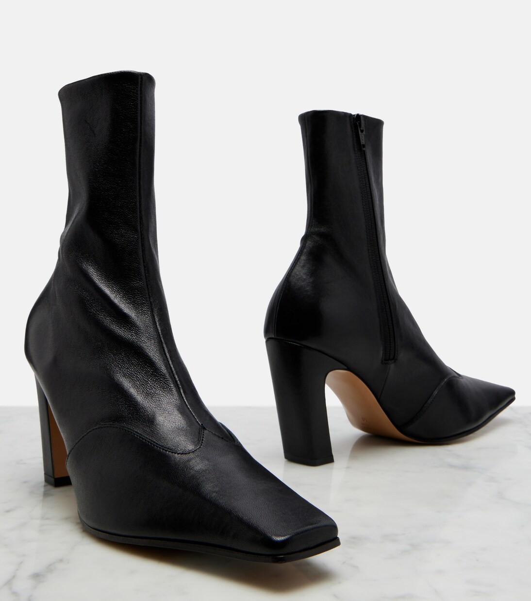 Nevada leather ankle boots | Khaite
