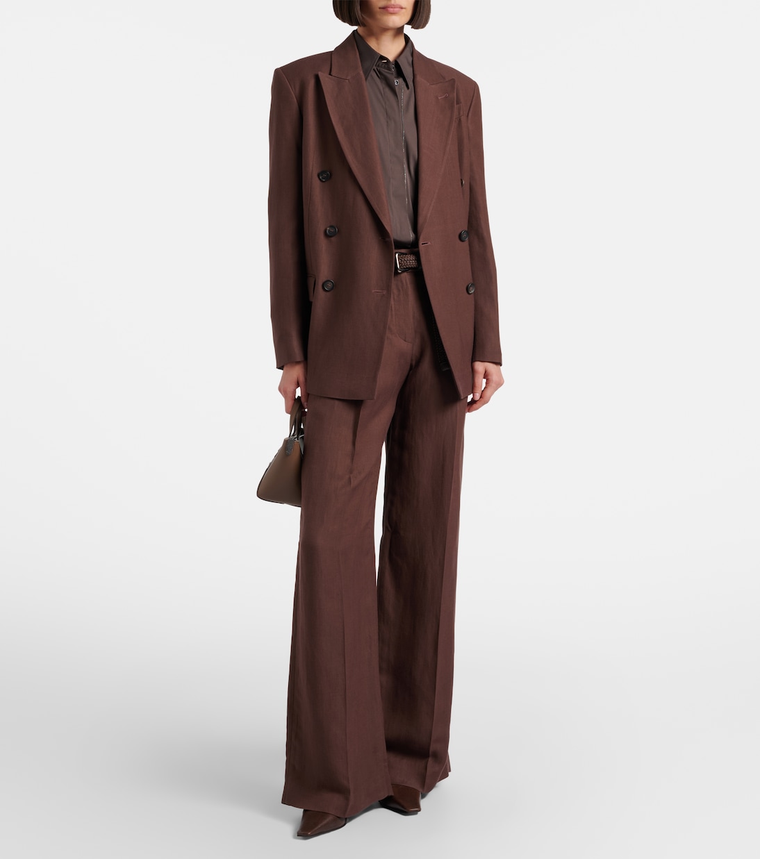 Monili cotton-blend poplin blouse | Brunello Cucinelli