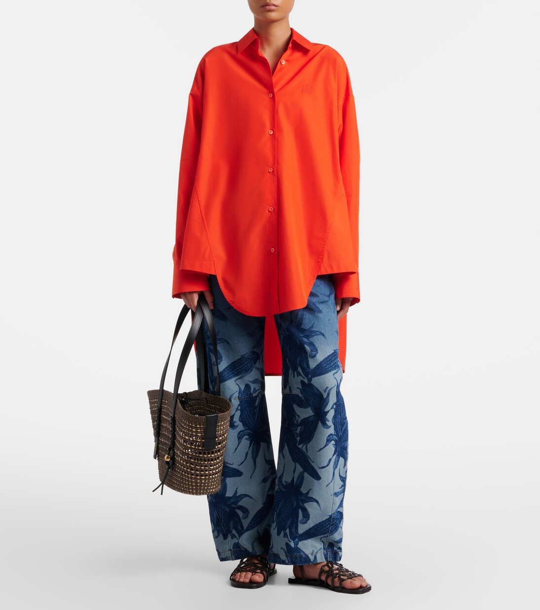 Paula's Ibiza Braid Medium basket bag | Loewe