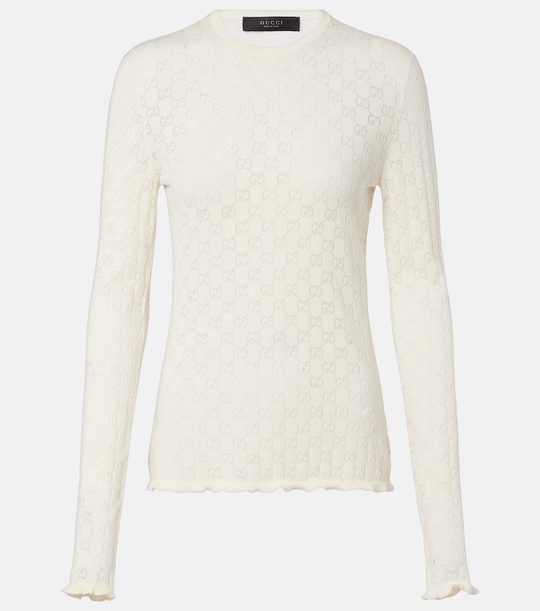 Pullover GG aus Devoré | Gucci