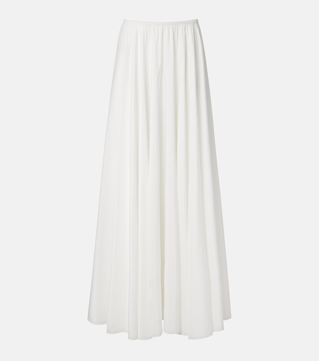 Pleated jersey maxi skirt | Norma Kamali