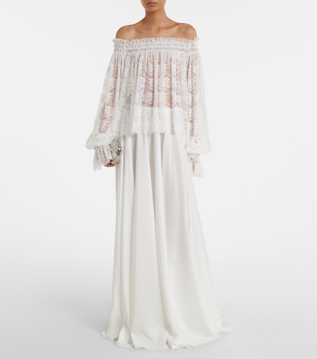 Pleated jersey maxi skirt | Norma Kamali