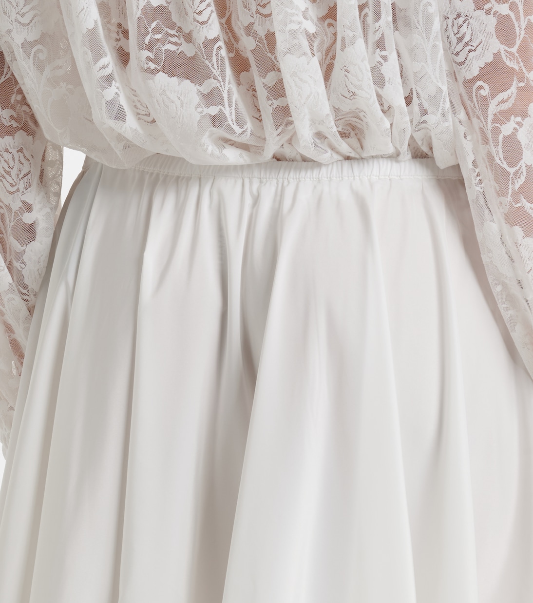Pleated jersey maxi skirt | Norma Kamali