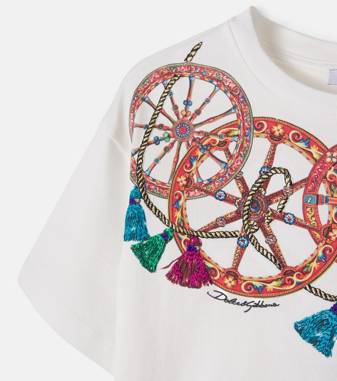 Carretto cotton jersey T-shirt | Dolce&Gabbana Kids