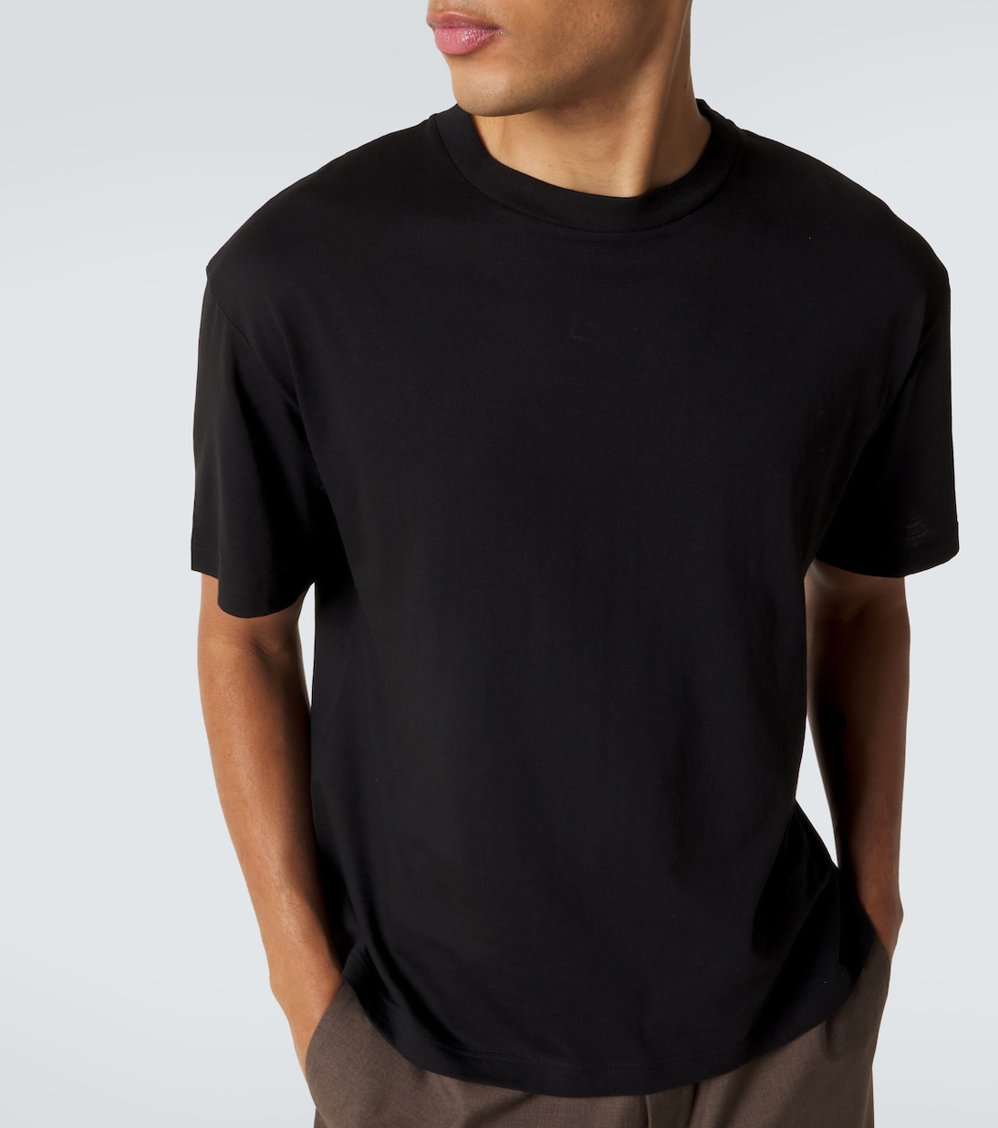 T-shirt Madoc in jersey di cotone | The Row