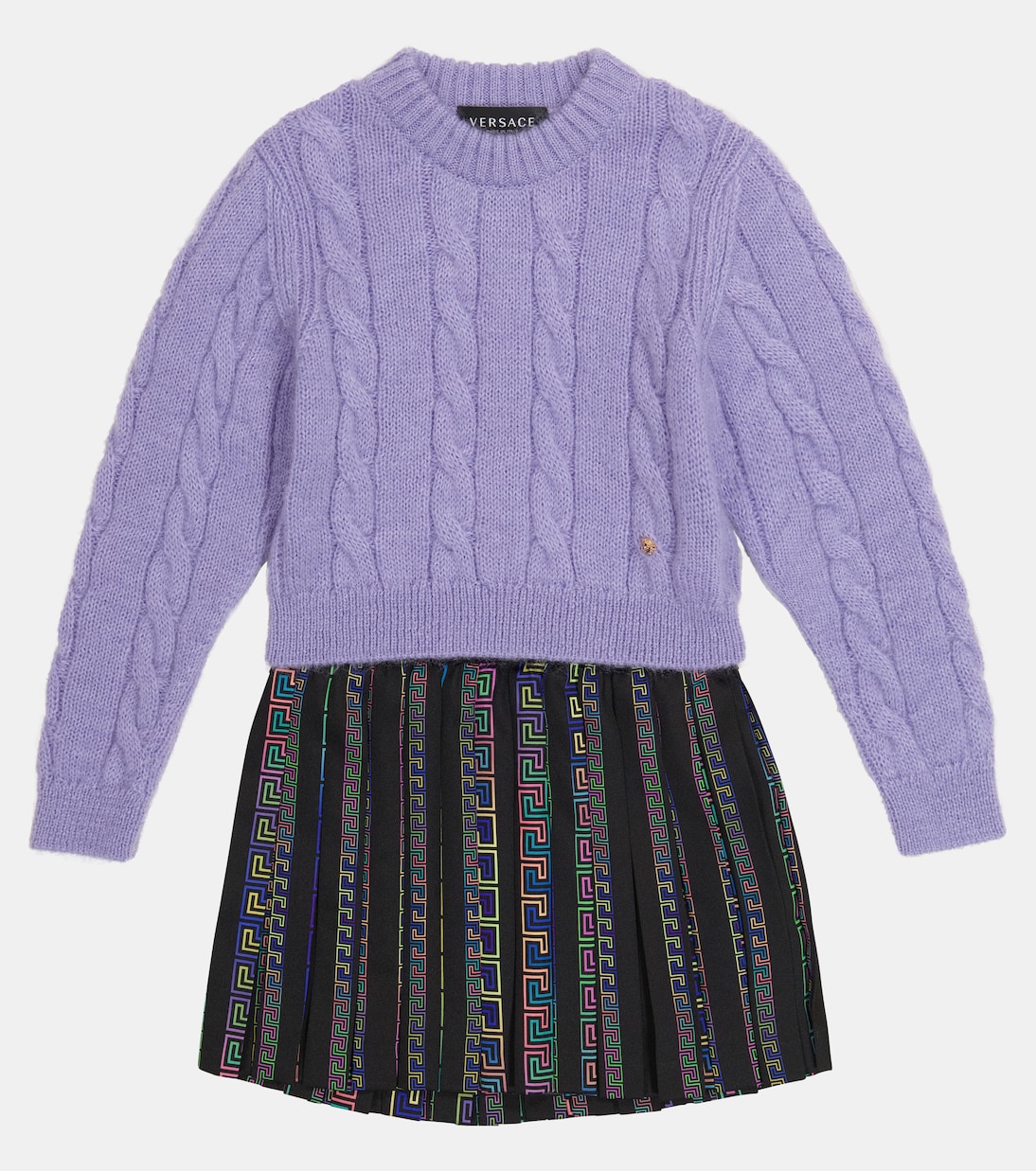 Wool and mohair-blend sweater | Versace Kids