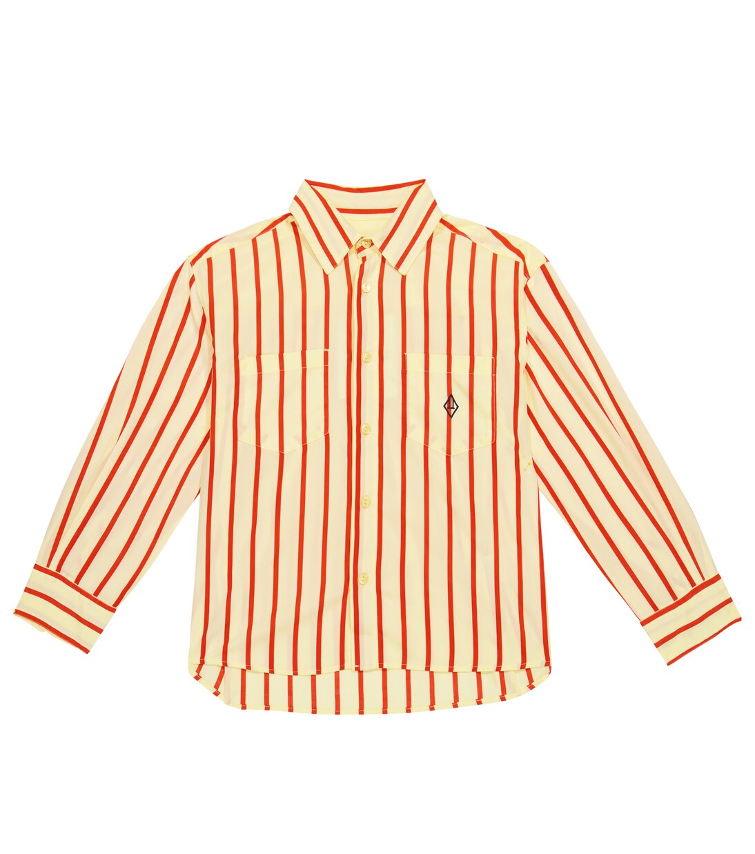 Wolf striped cotton-blend shirt | The Animals Observatory