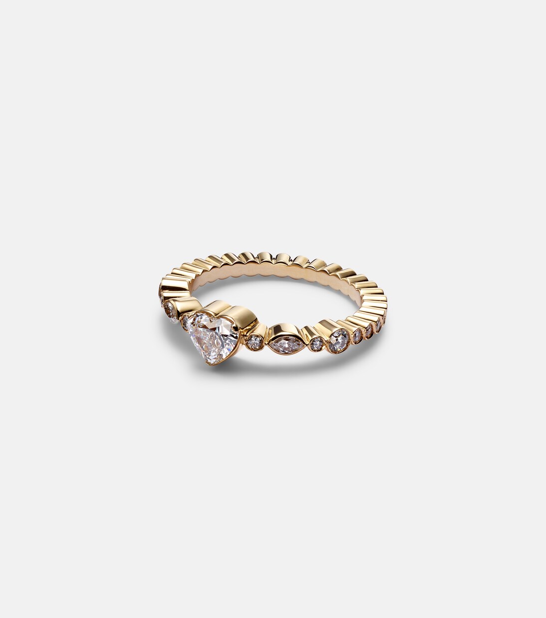 Bague Coeur Ensemble en or 18 ct et diamants | Sophie Bille Brahe