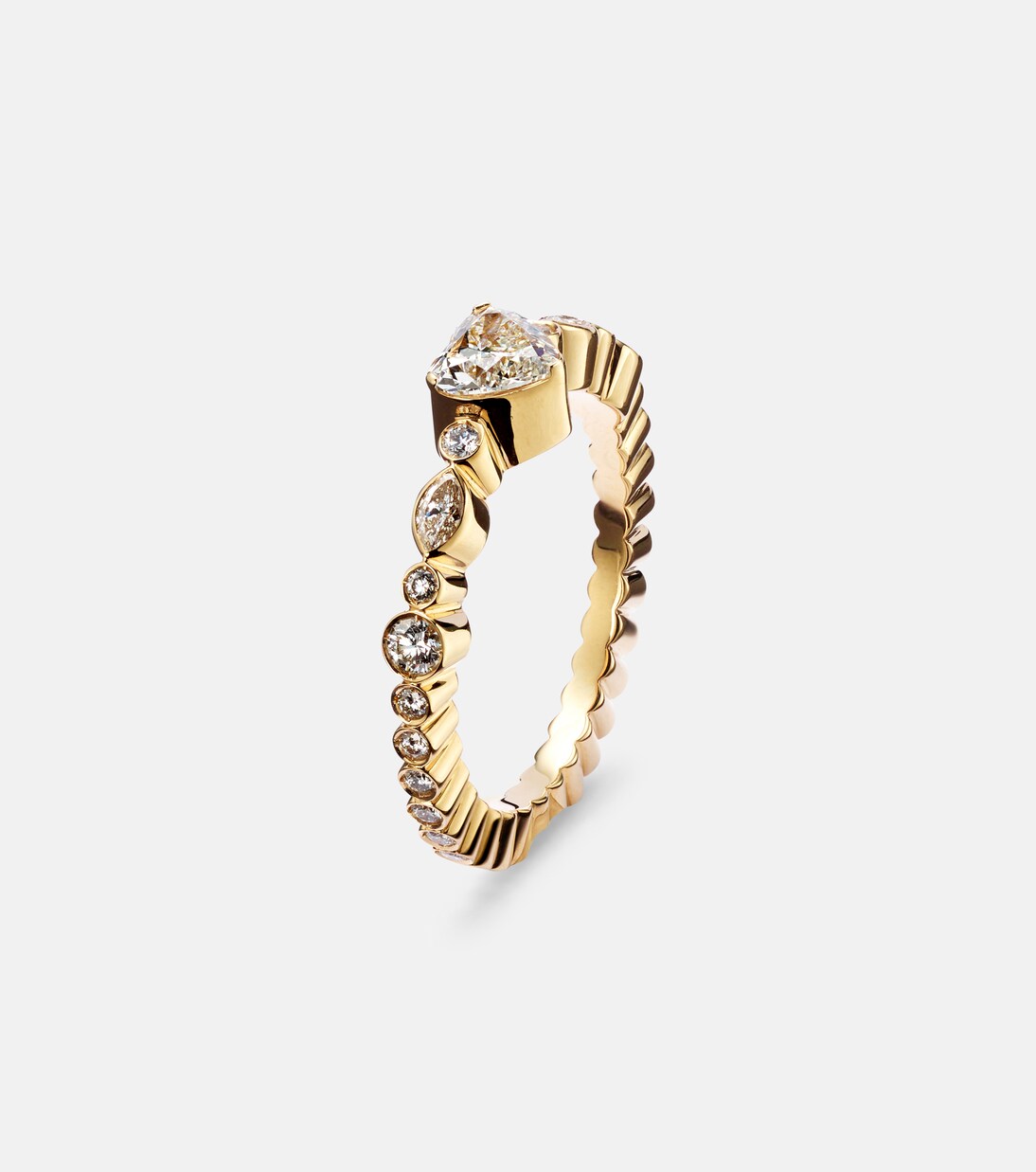 Bague Coeur Ensemble en or 18 ct et diamants | Sophie Bille Brahe