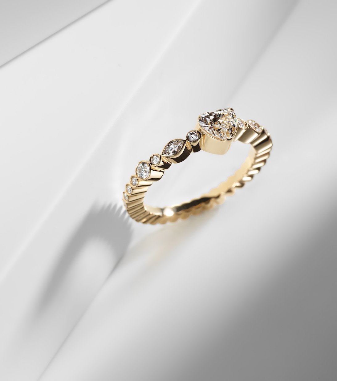 Bague Coeur Ensemble en or 18 ct et diamants | Sophie Bille Brahe